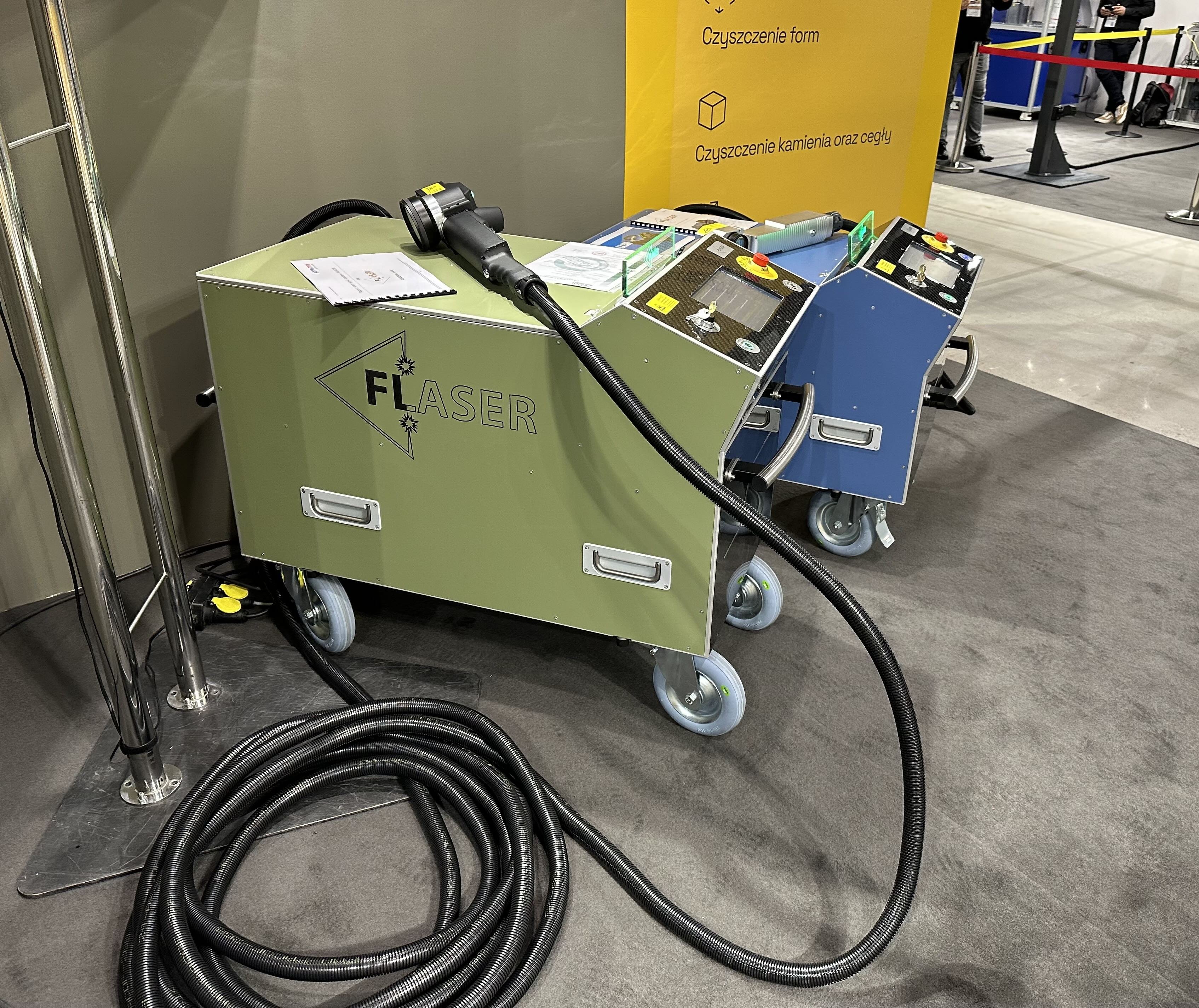 Laser do czyszczenia wszelkiego rodzaju powierzchni